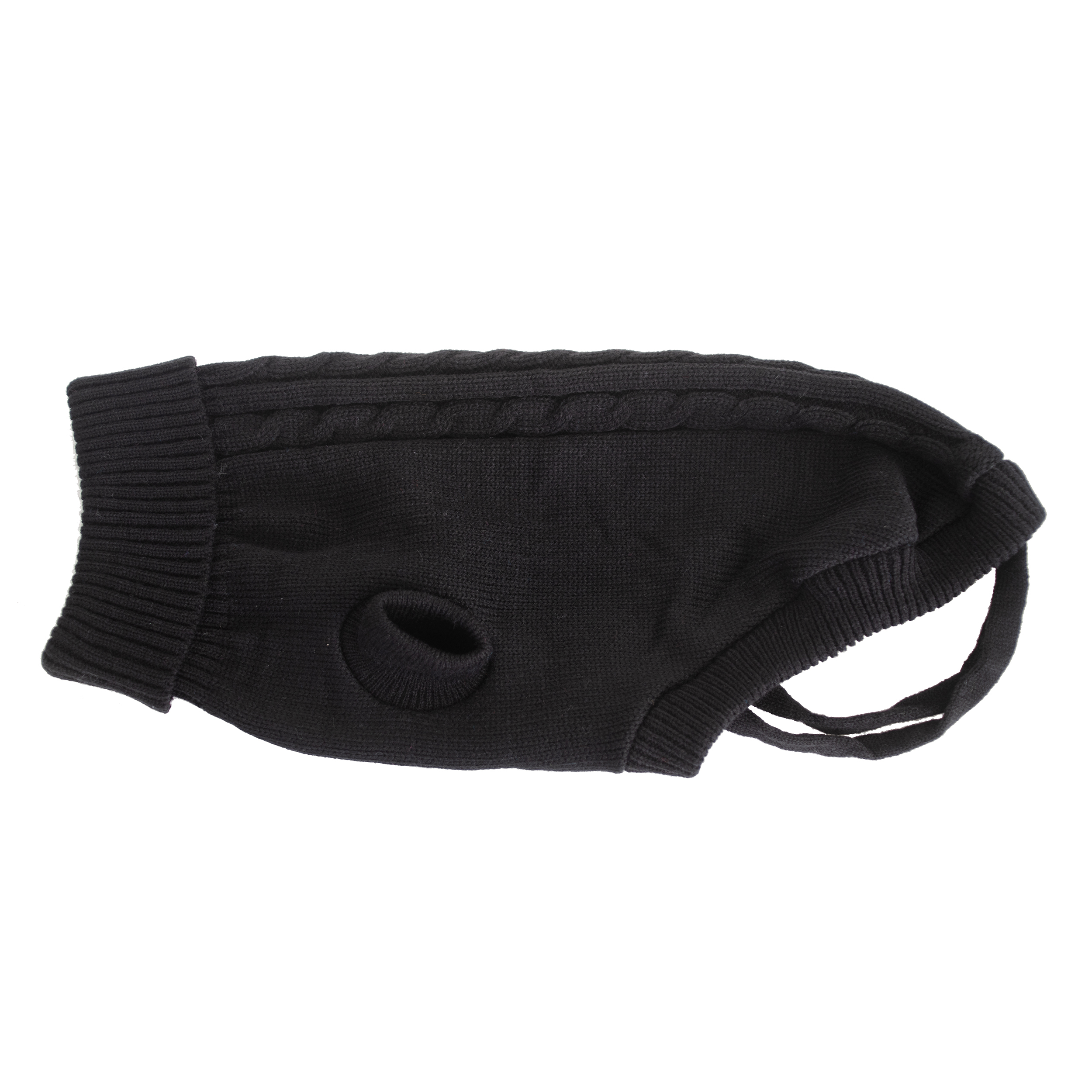 Dogman Stickad tröja Gina Svart 20cm