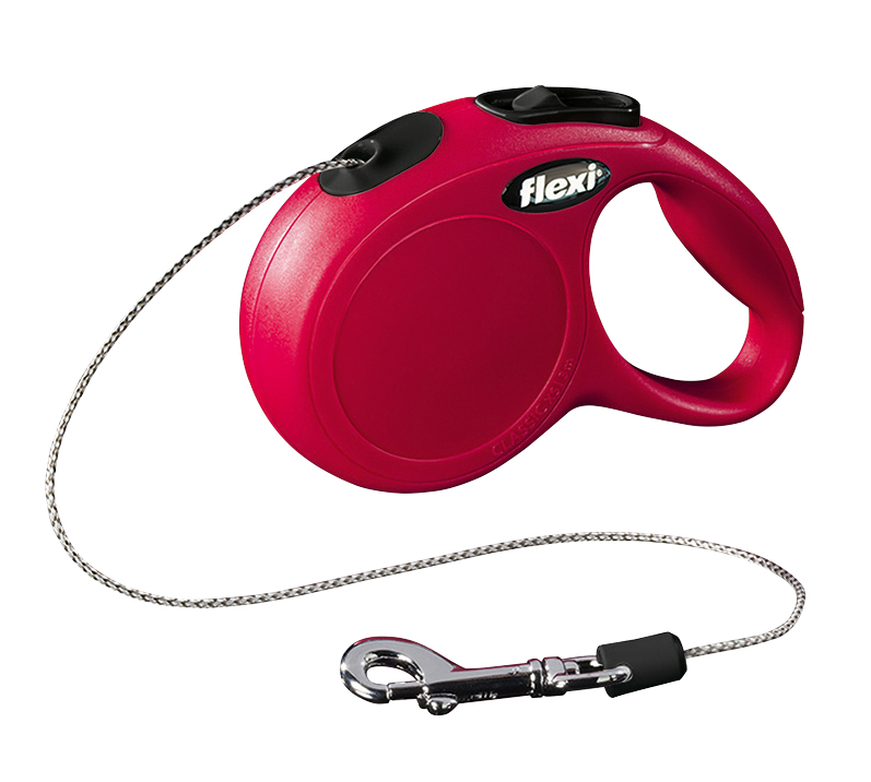 Flexi New Classic Cat Cord Röd XS 3m