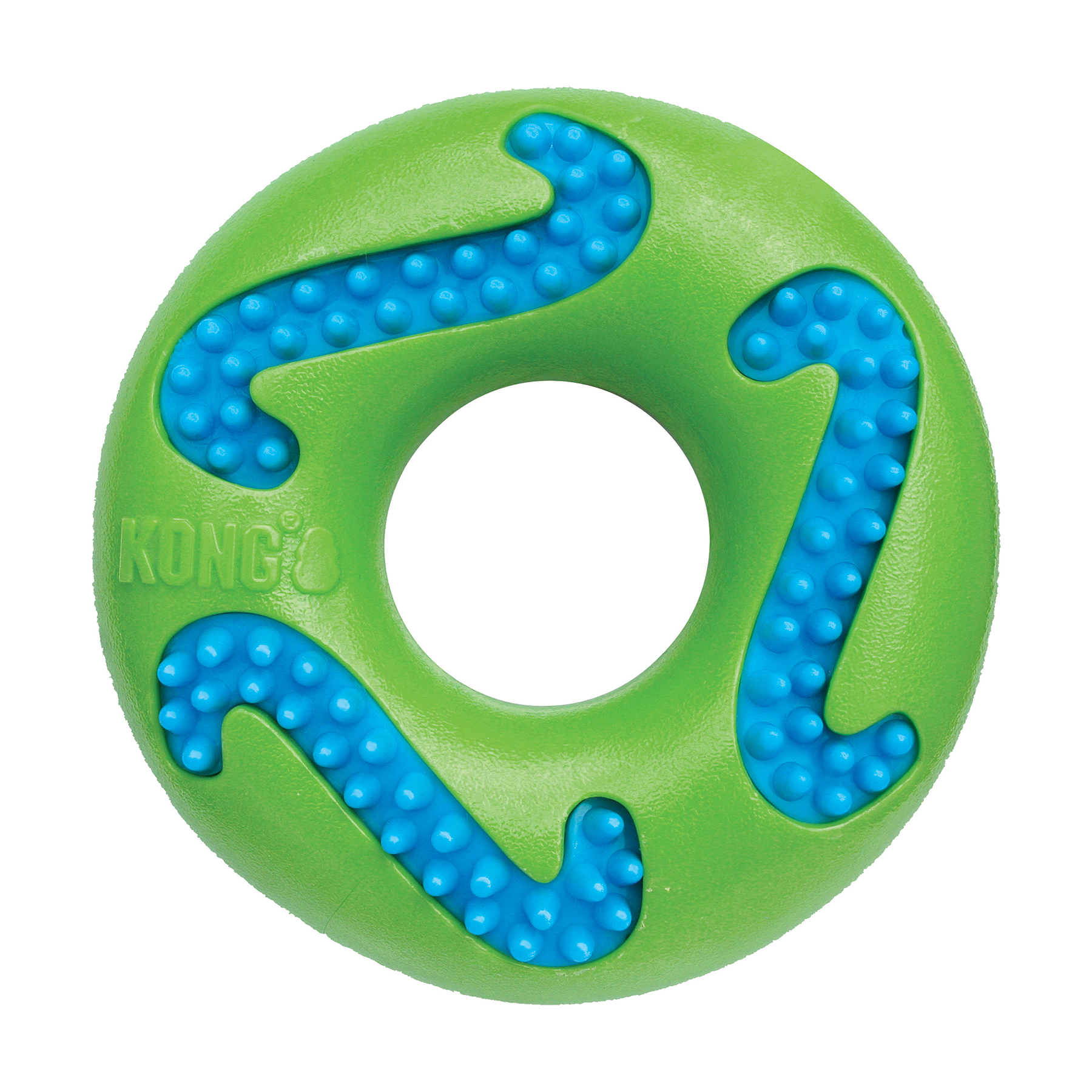 KONG Leksak Squeezz Goomz Ring Grön L 14cm