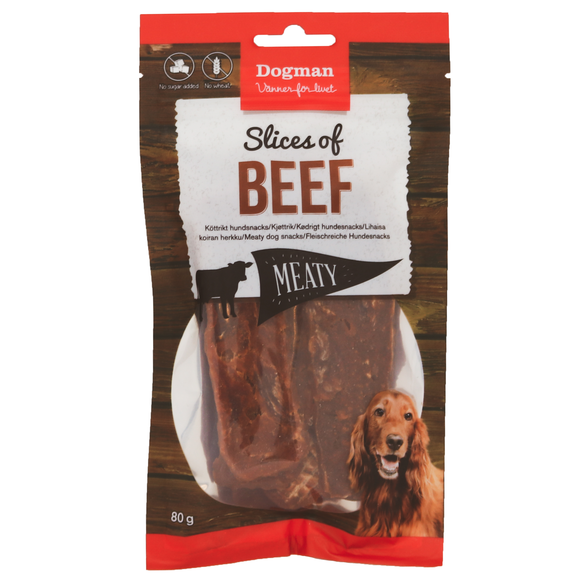 Dogman Slices of beef 80g