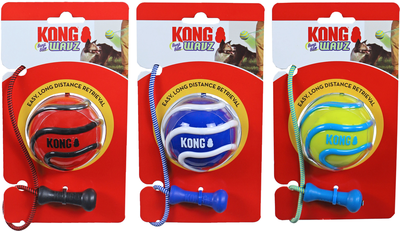 KONG Leksak Wavz Bunjiball Mix L