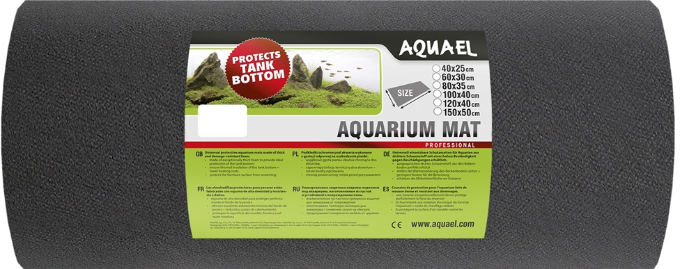 Aquael Akvarium underlägg Grå 150cm