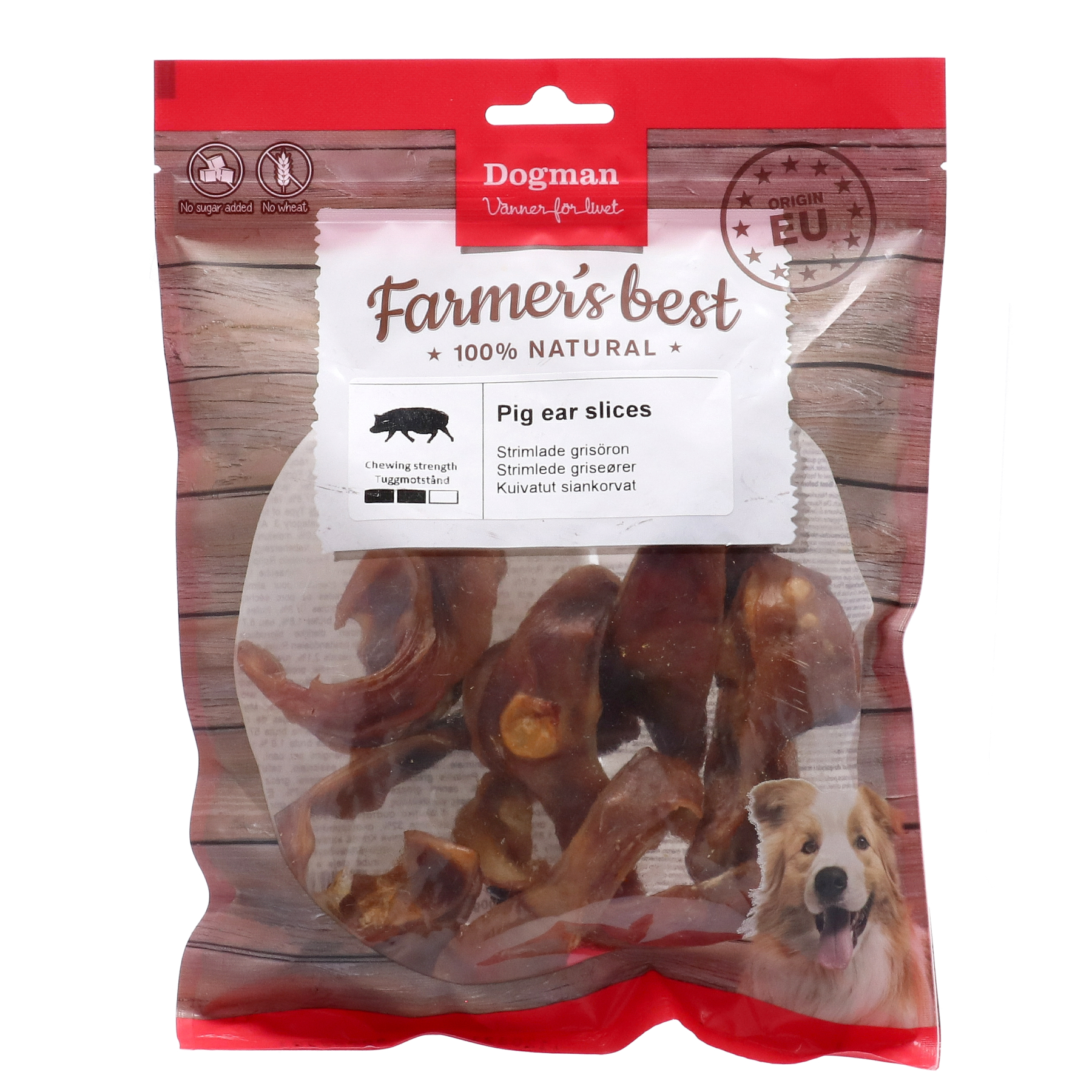 Dogman Pig ear slices 200g