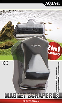 Aquael Algmagnet Magnet Scraper 2i1 Svart S