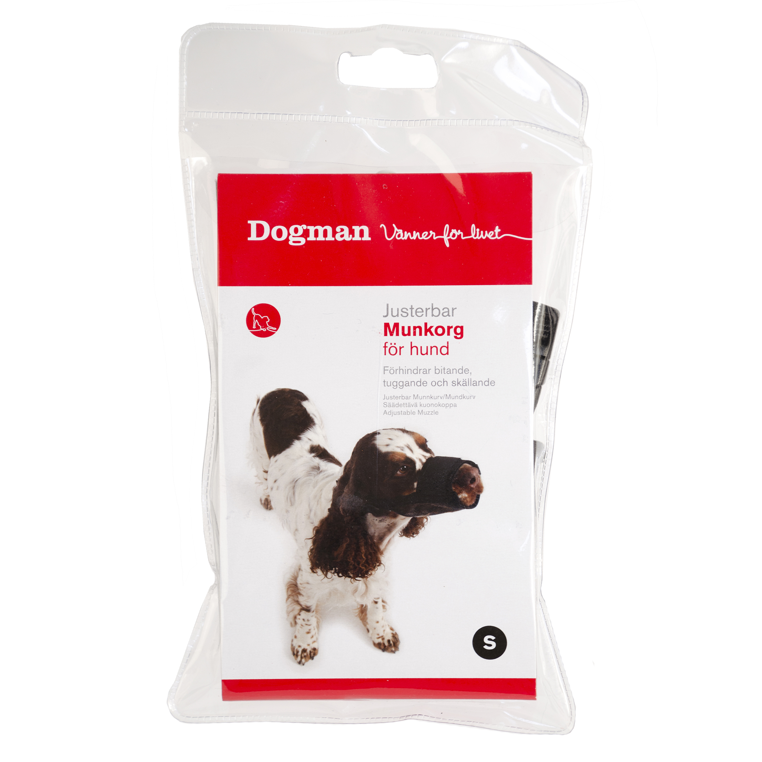 Dogman Munkorg mjuk Svart S