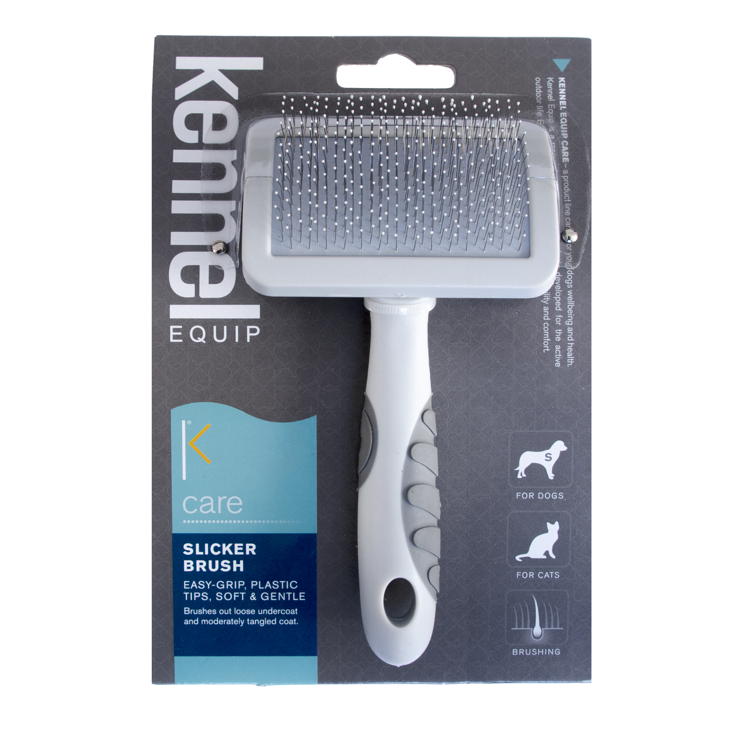 Kennel Equip Care Karda klassisk Grå S 14,5cm