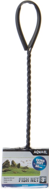 Aquael Fiskhåv Svart 20cm