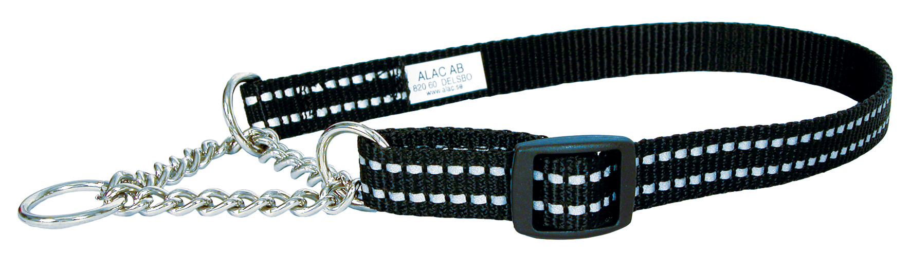Alac Halsband halvstryp Svart M 50cm