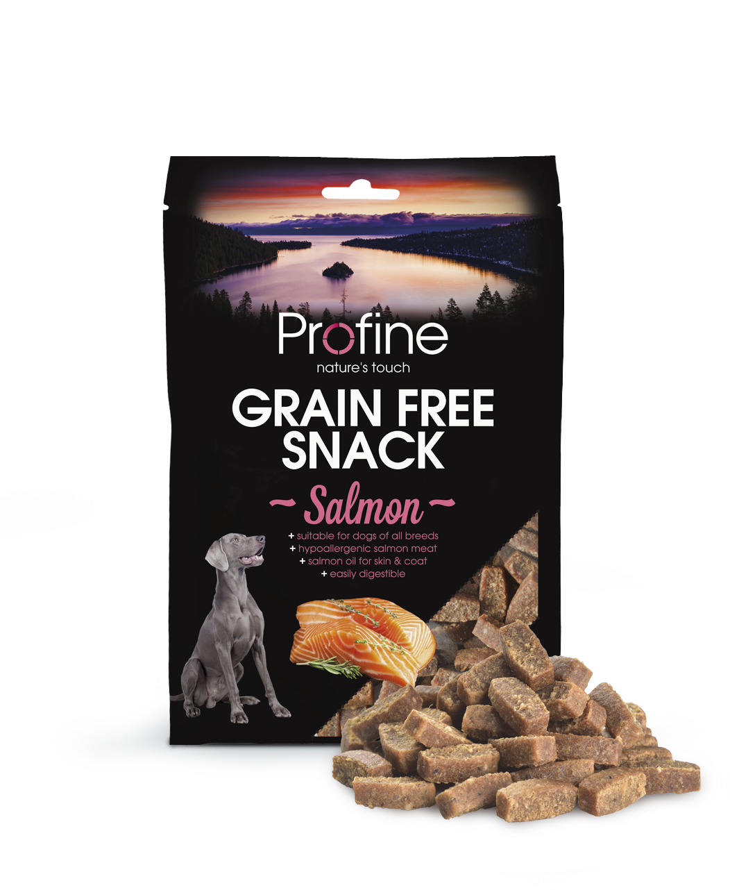 Profine Grainfr Semimoist Snack Salmon 200g