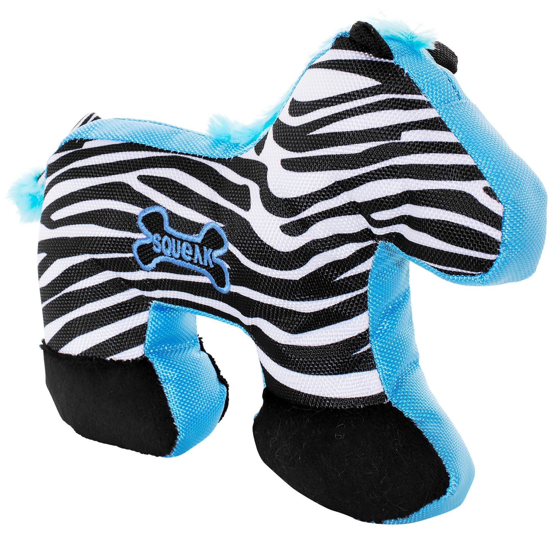 Dogman Leksak Wild Zebra Turkos M 29cm