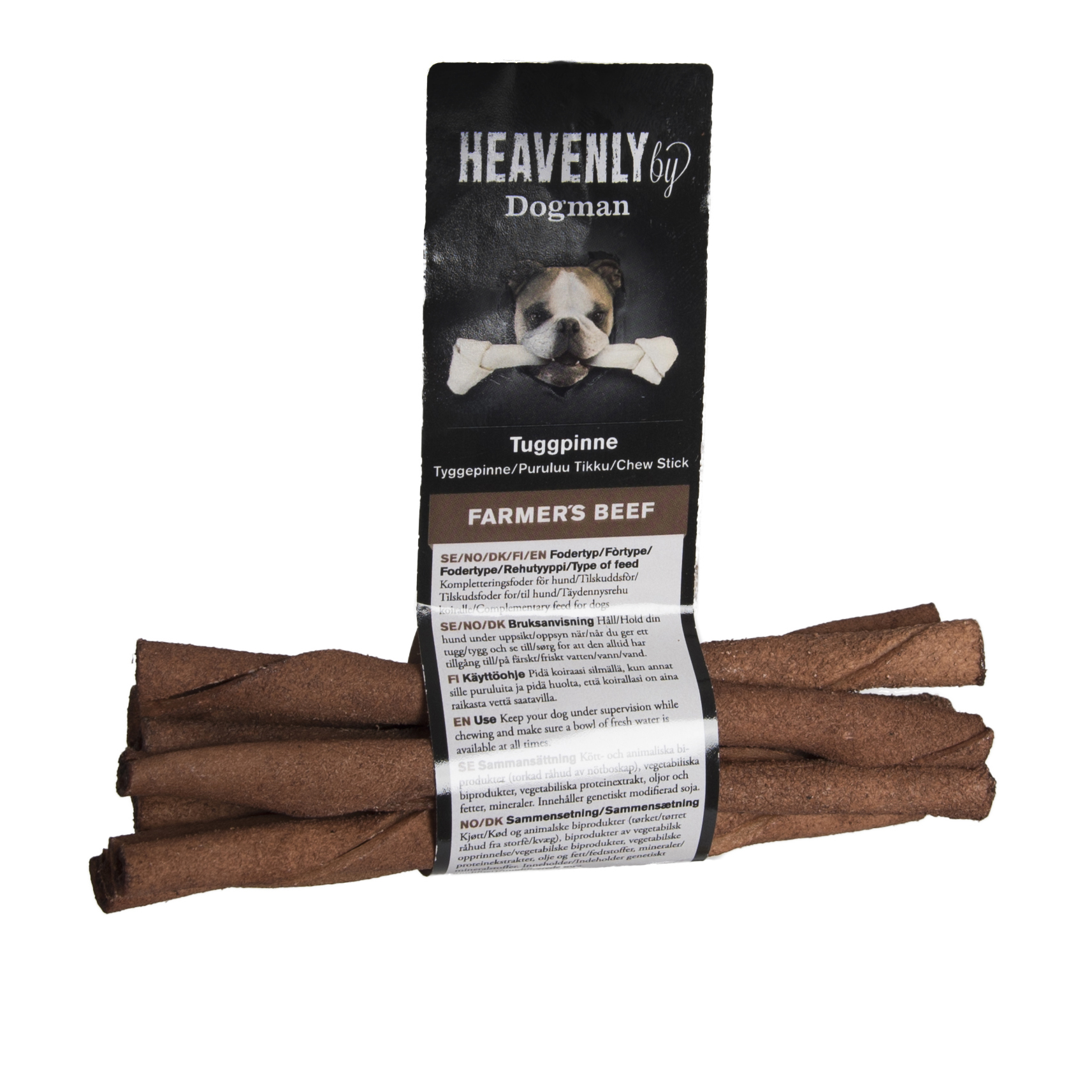 Dogman Heavenly tuggpinnar biff 10p S 12,5cm
