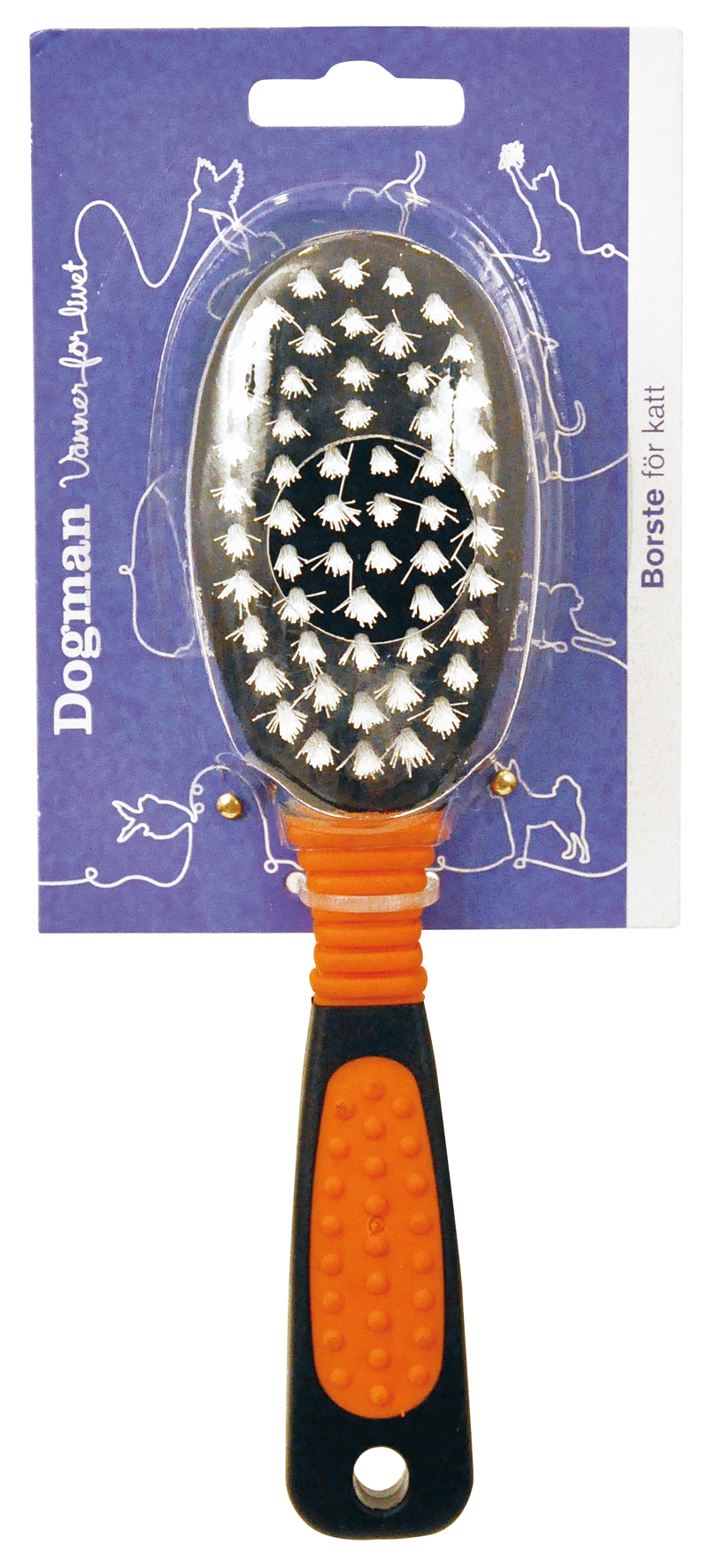 Dogman Borste Svart 20,5cm
