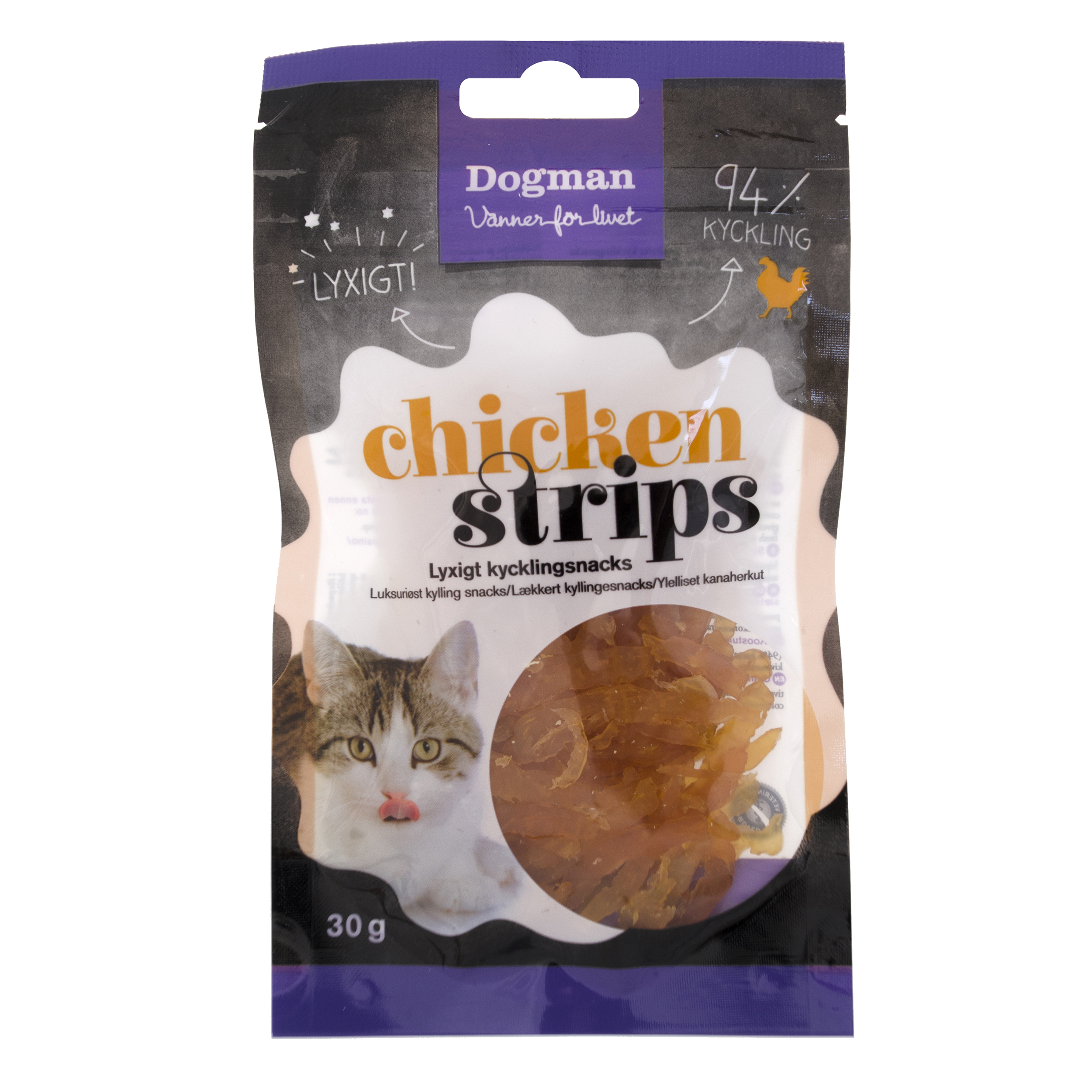 Dogman Chicken strips 30g