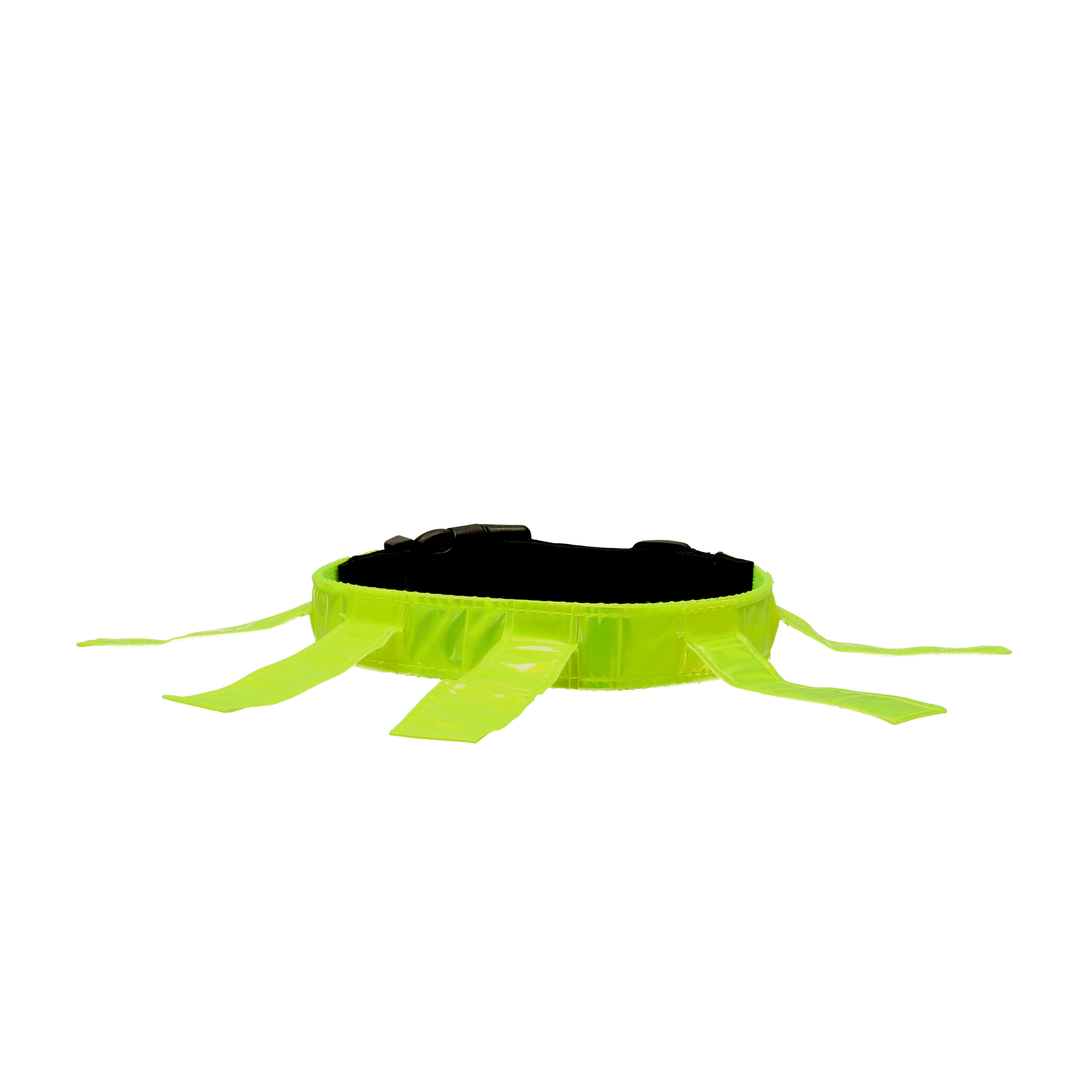 Dogman Reflexhalsband med flärpar Gul XS