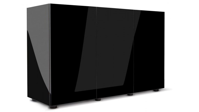 Aquael Möbel Glossy Svart 150cm