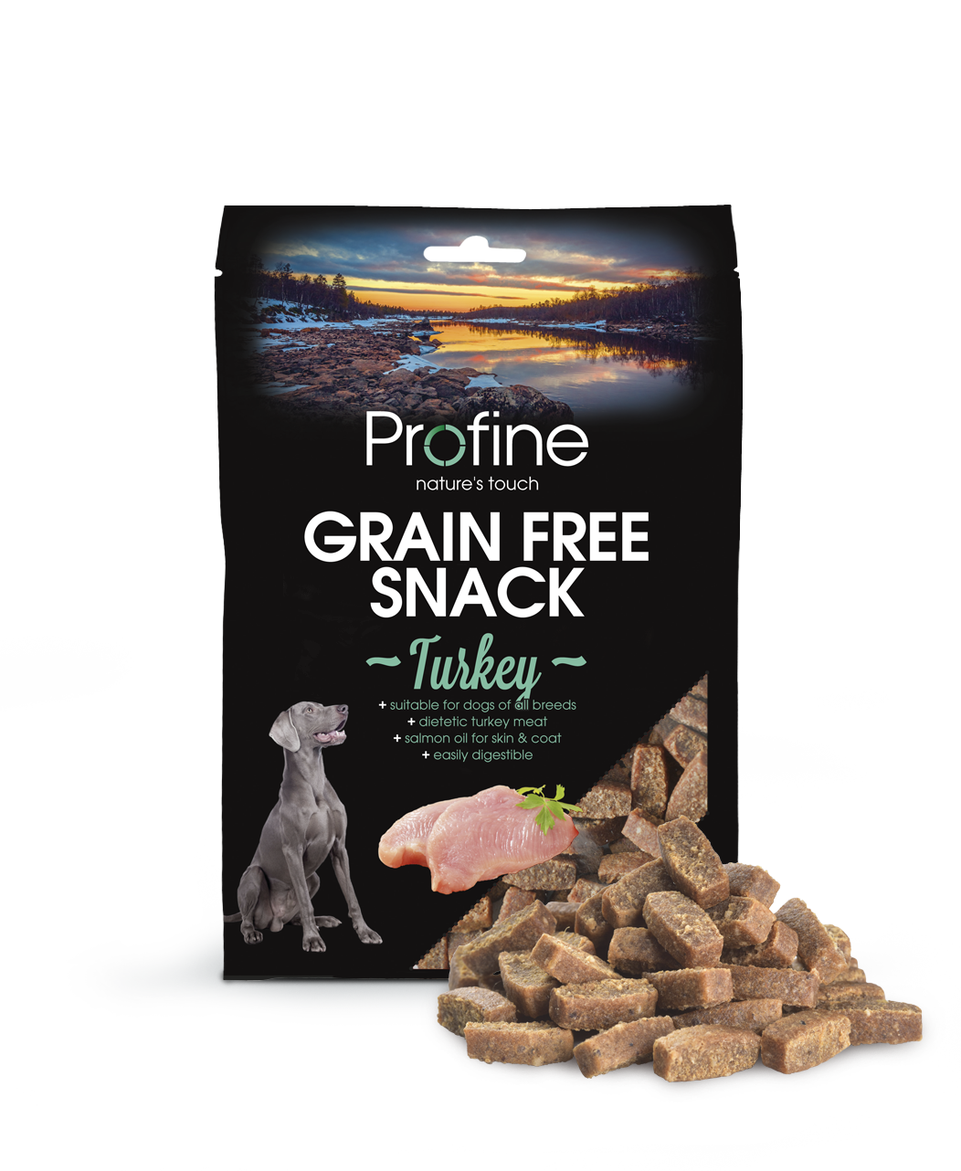 Profine Grainfr Semimoist Snack Turkey 200g