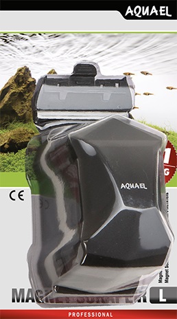 Aquael Algmagnet Magnet Scraper 2i1 Svart L
