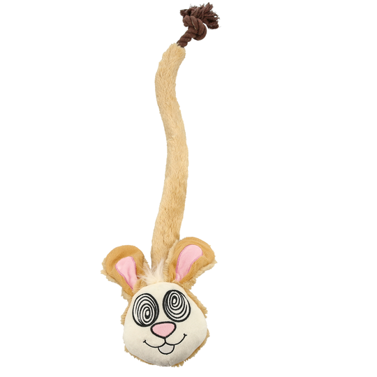 Dogman Leksak SpirreRabbit lång Beige 25cm