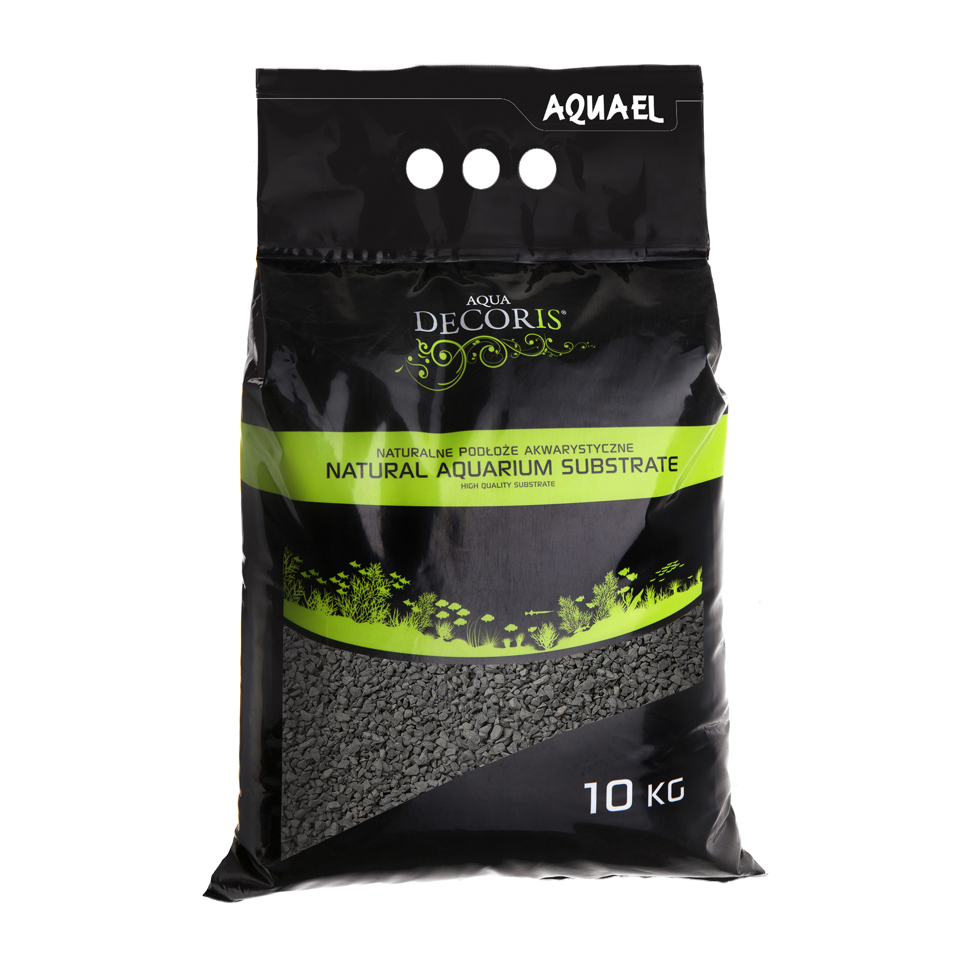 Aquael Akvariegrus Decoris Grå 2-4mm 10kg
