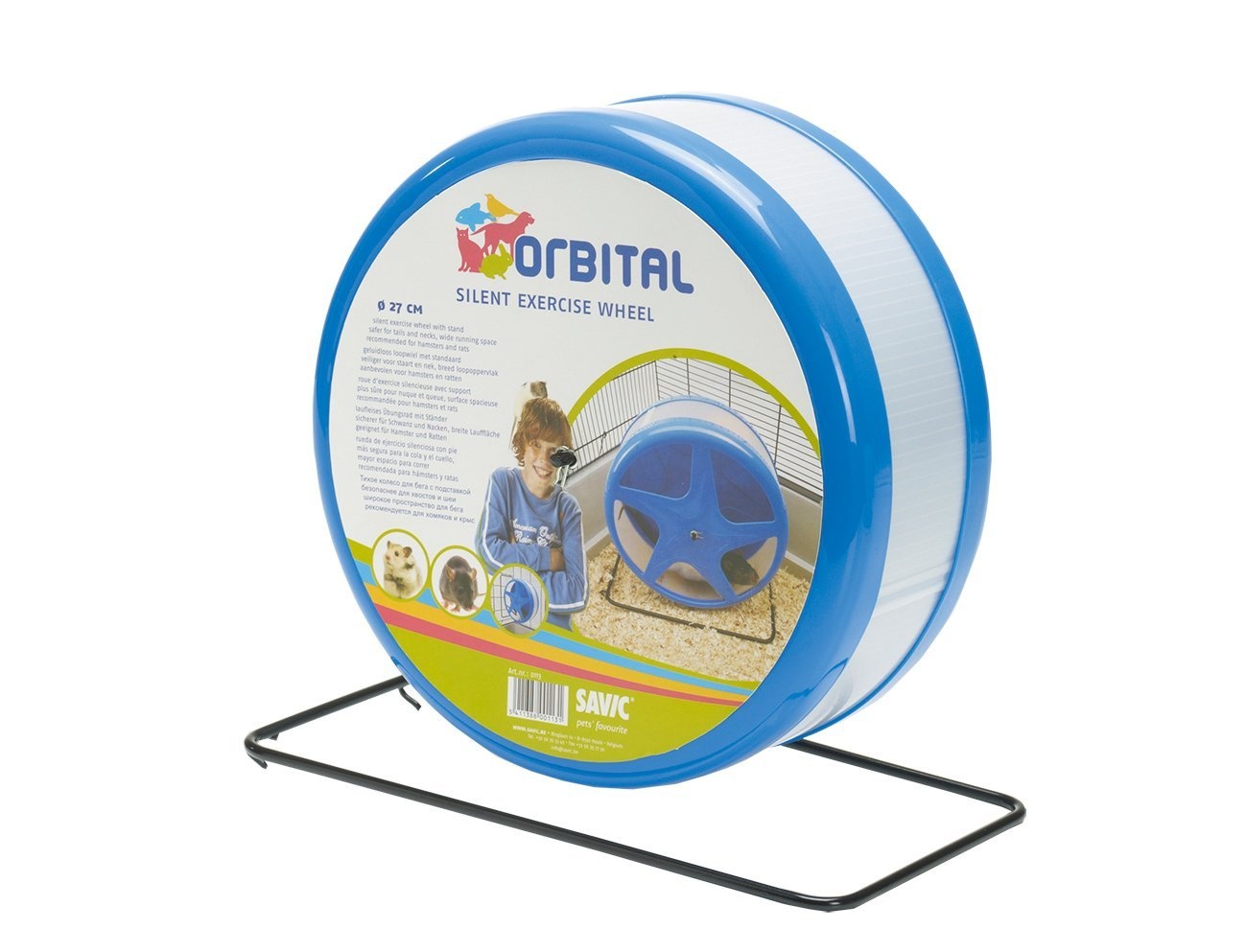 Savic Springhjul Orbital Blå XL 27cm