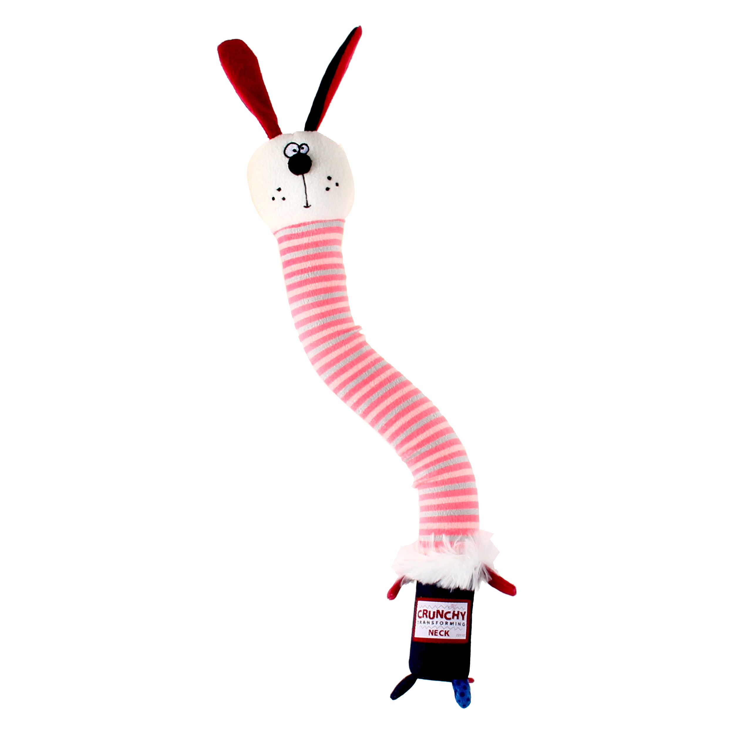 GiGwi Leksak Crunchy Rabbit Rosa S 34cm