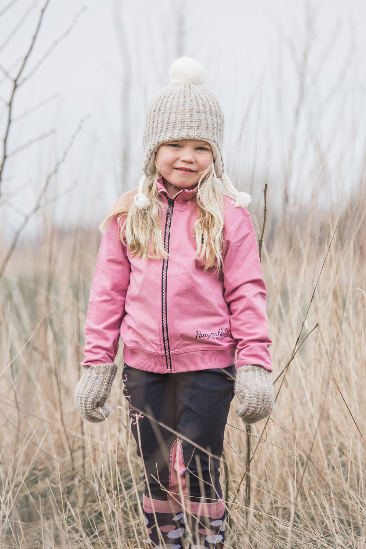 Jacson Hilda Sweatshirtjacka Rosa 110-116