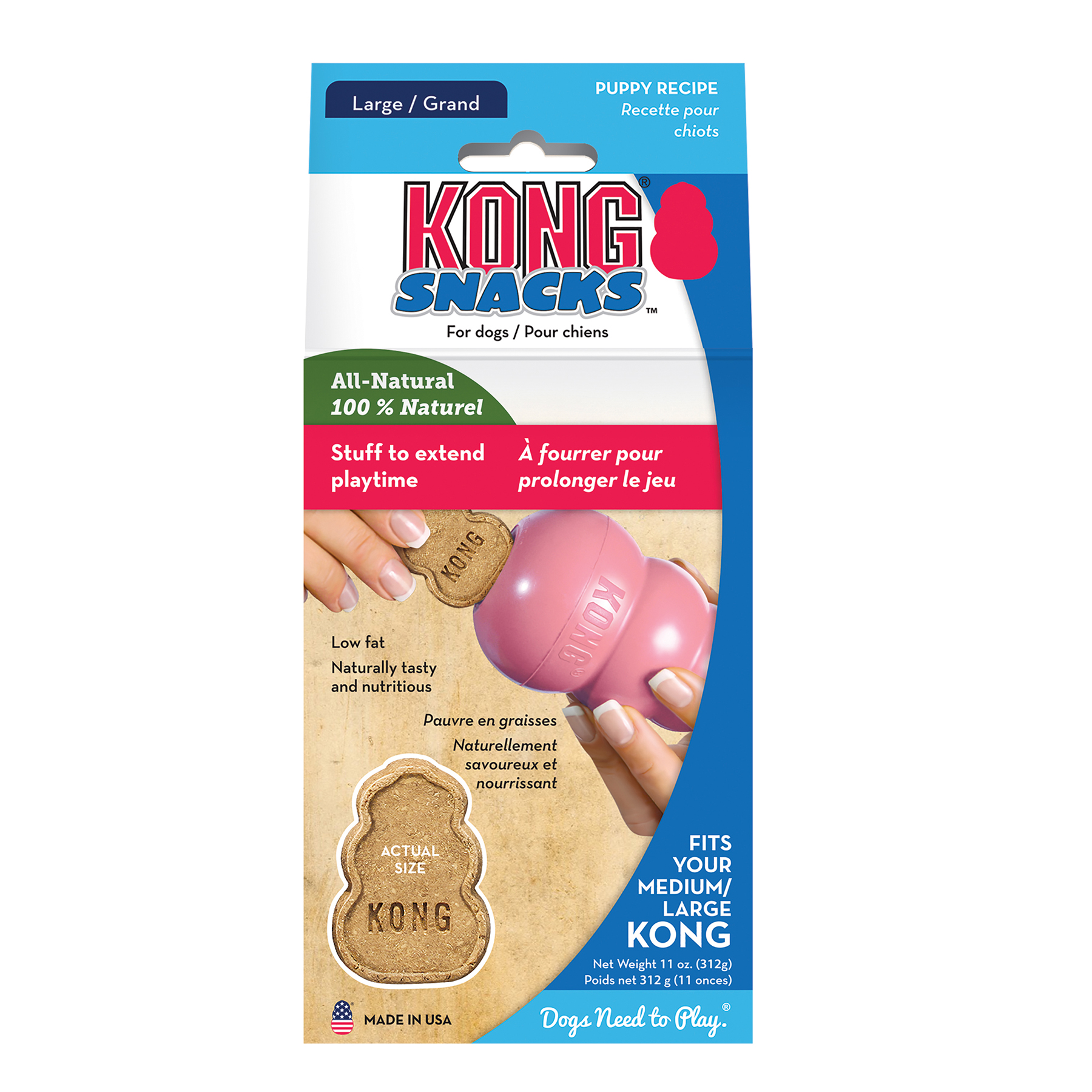 KONG Snacks puppy L 312g