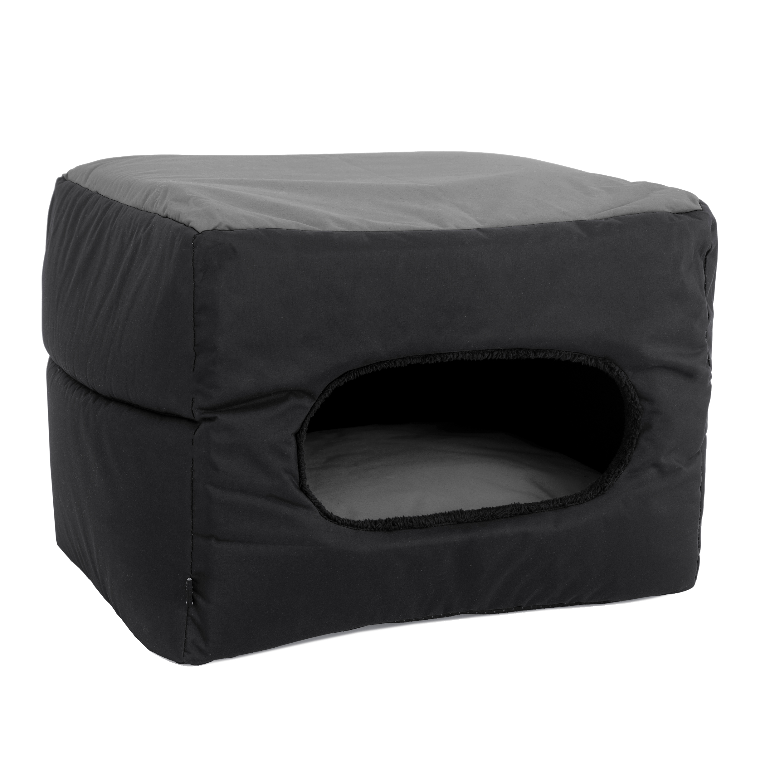 Dogman Bädd Buddy 2 i 1 Svart M 45cm