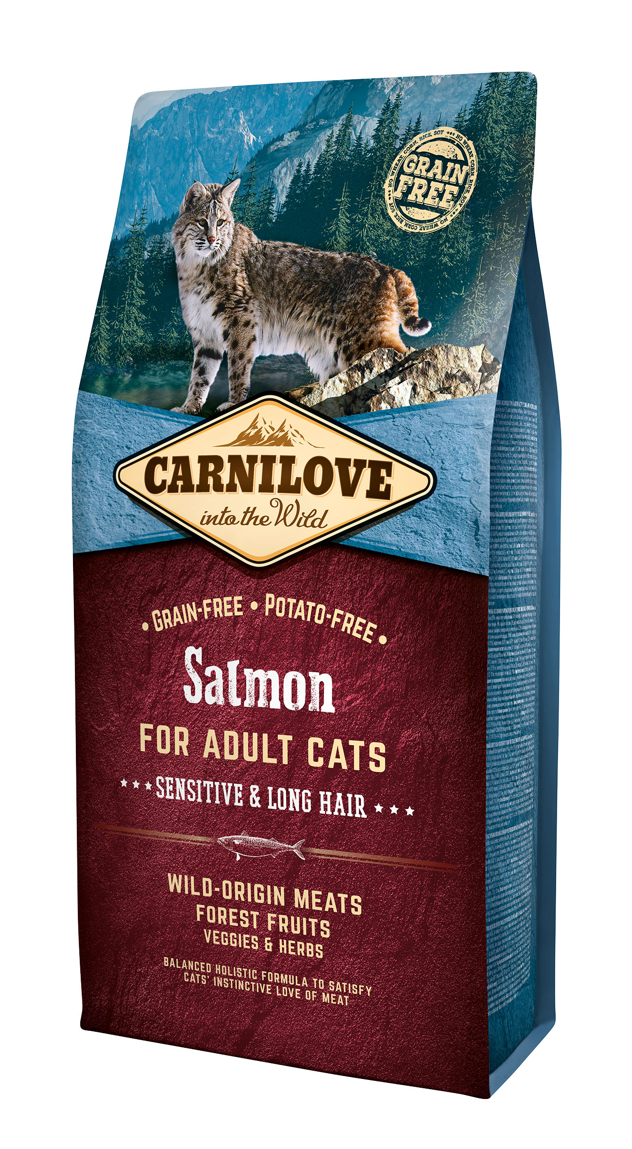 Carnilove Salmon Sensitive o Long Hair 6kg
