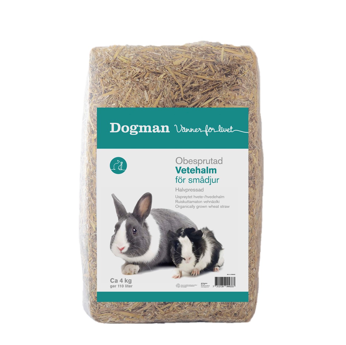 Dogman Naturlig vetehalm 110L