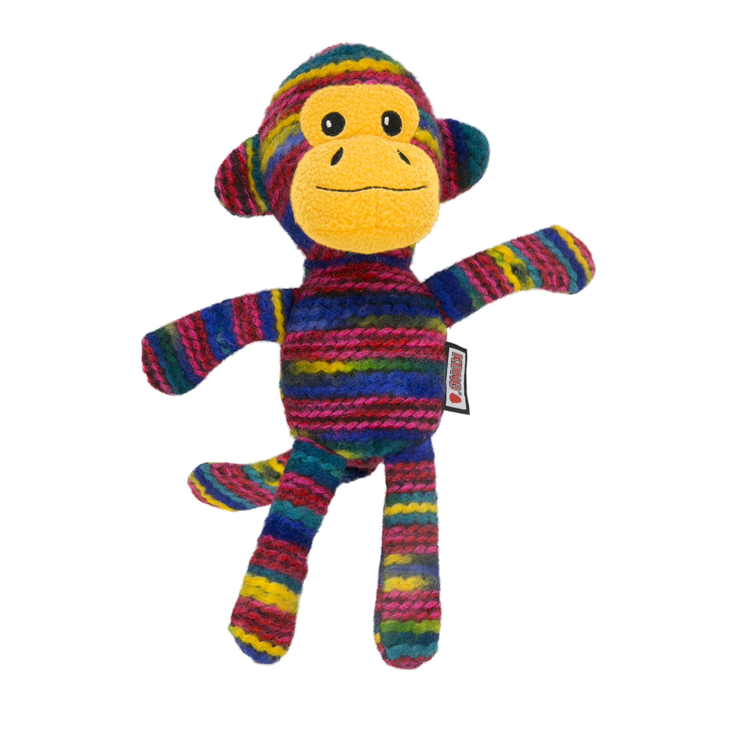 KONG Leksak Yarnimals Monkey Gul M/L 27cm