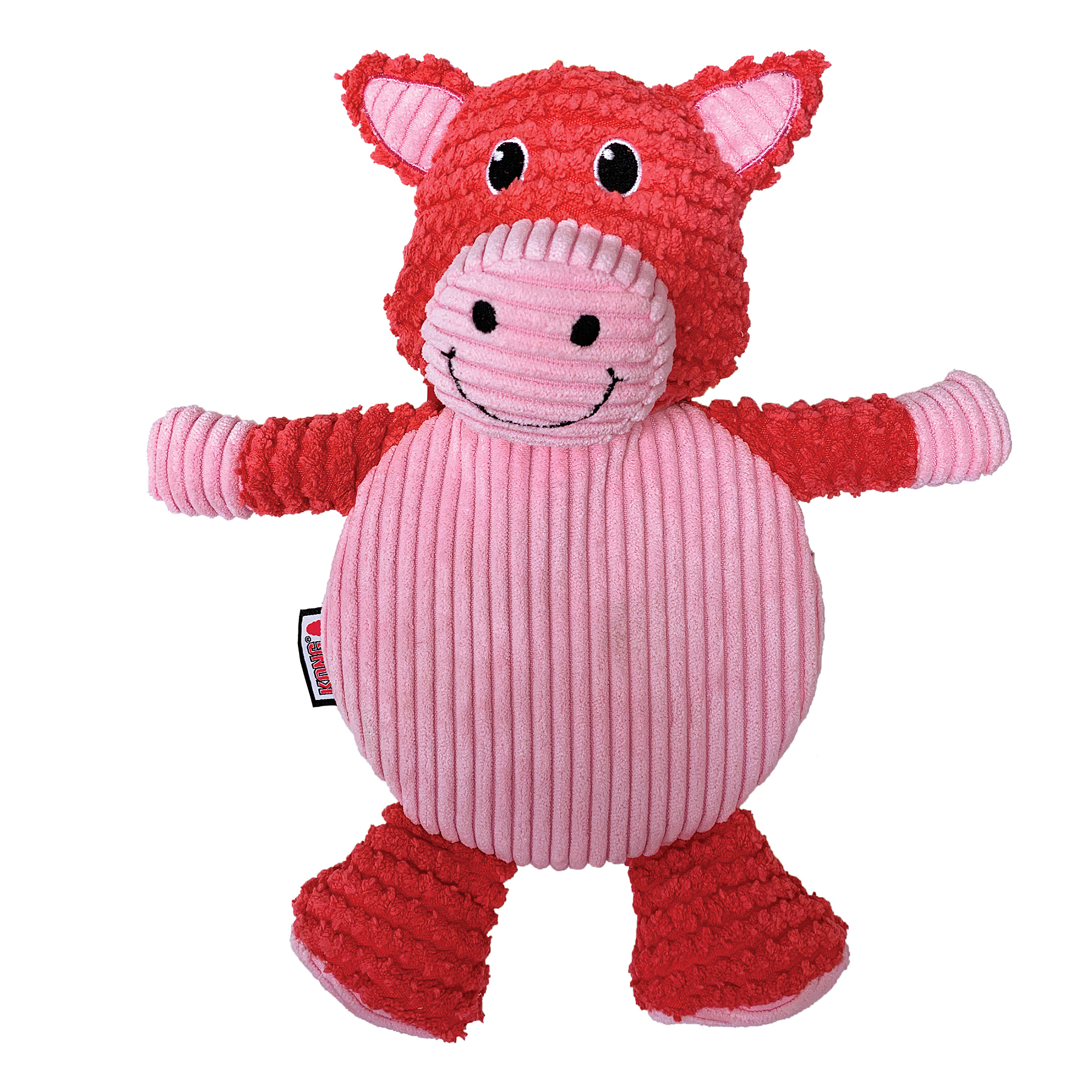 KONG Leksak Crackle Tummiez Pig Rosa L 30cm