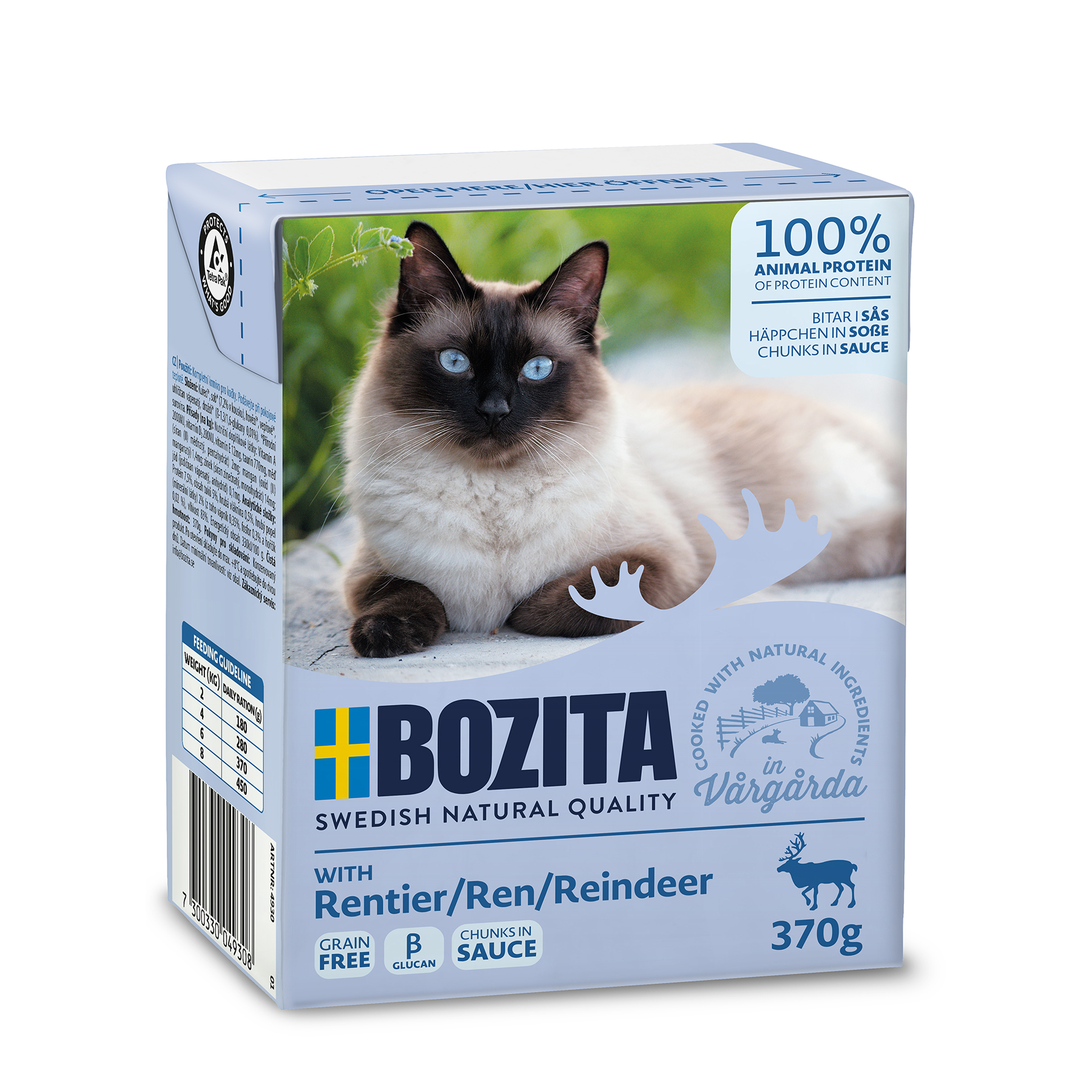 Bozita Bitar i sås med ren 370g