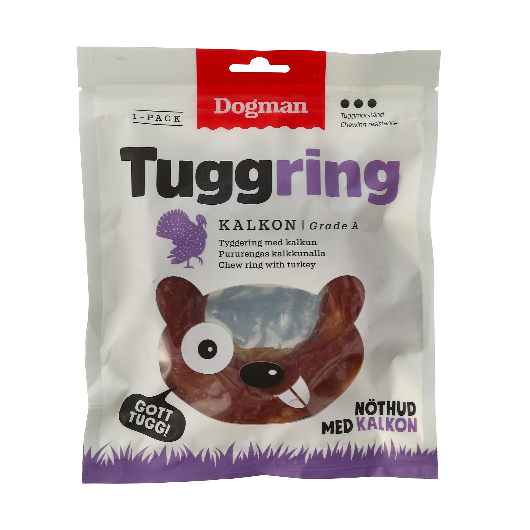 Dogman Tuggring pressad kalkon M 12,5cm