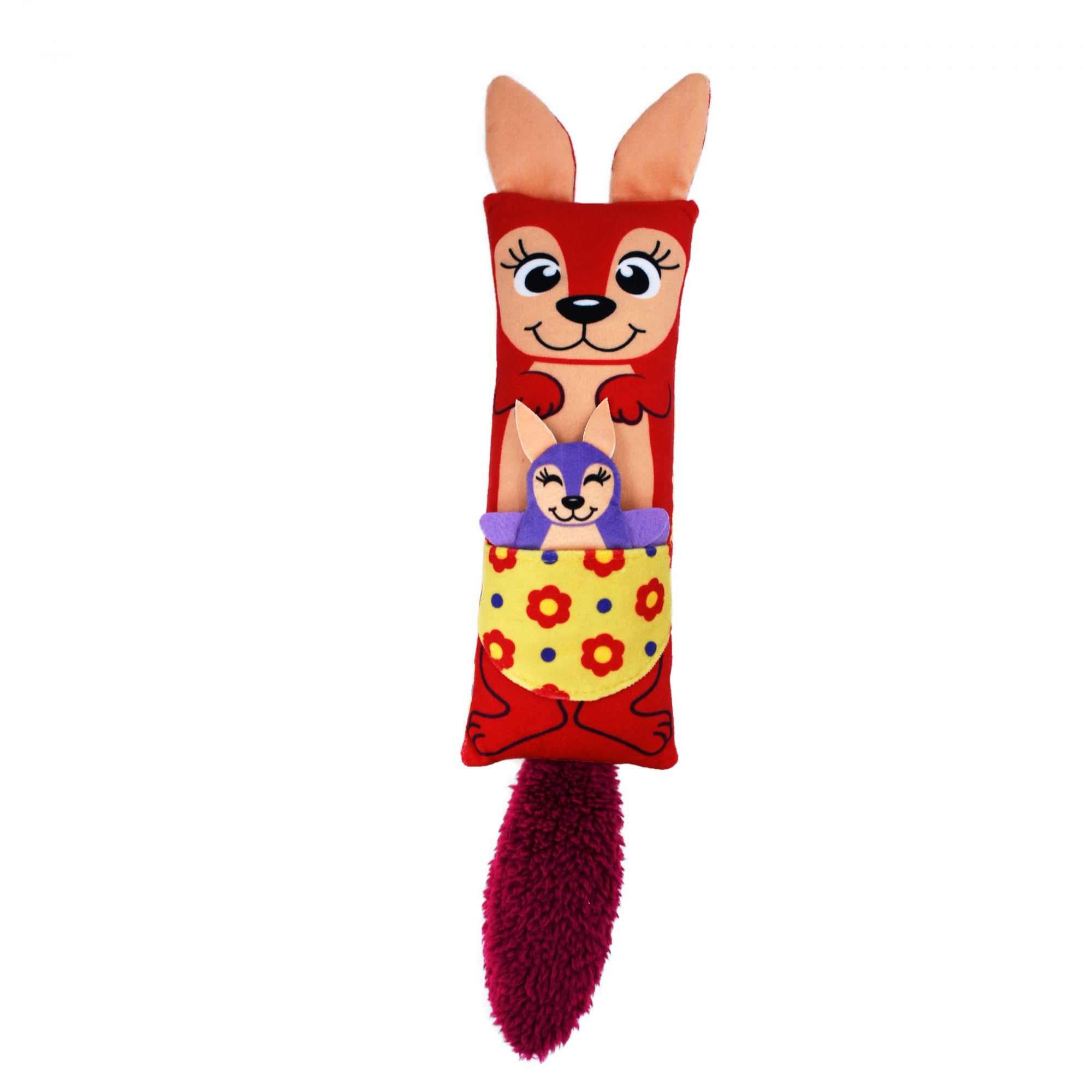 KONG Leksak Kickeroo Kanga Flerfärgad 39cm