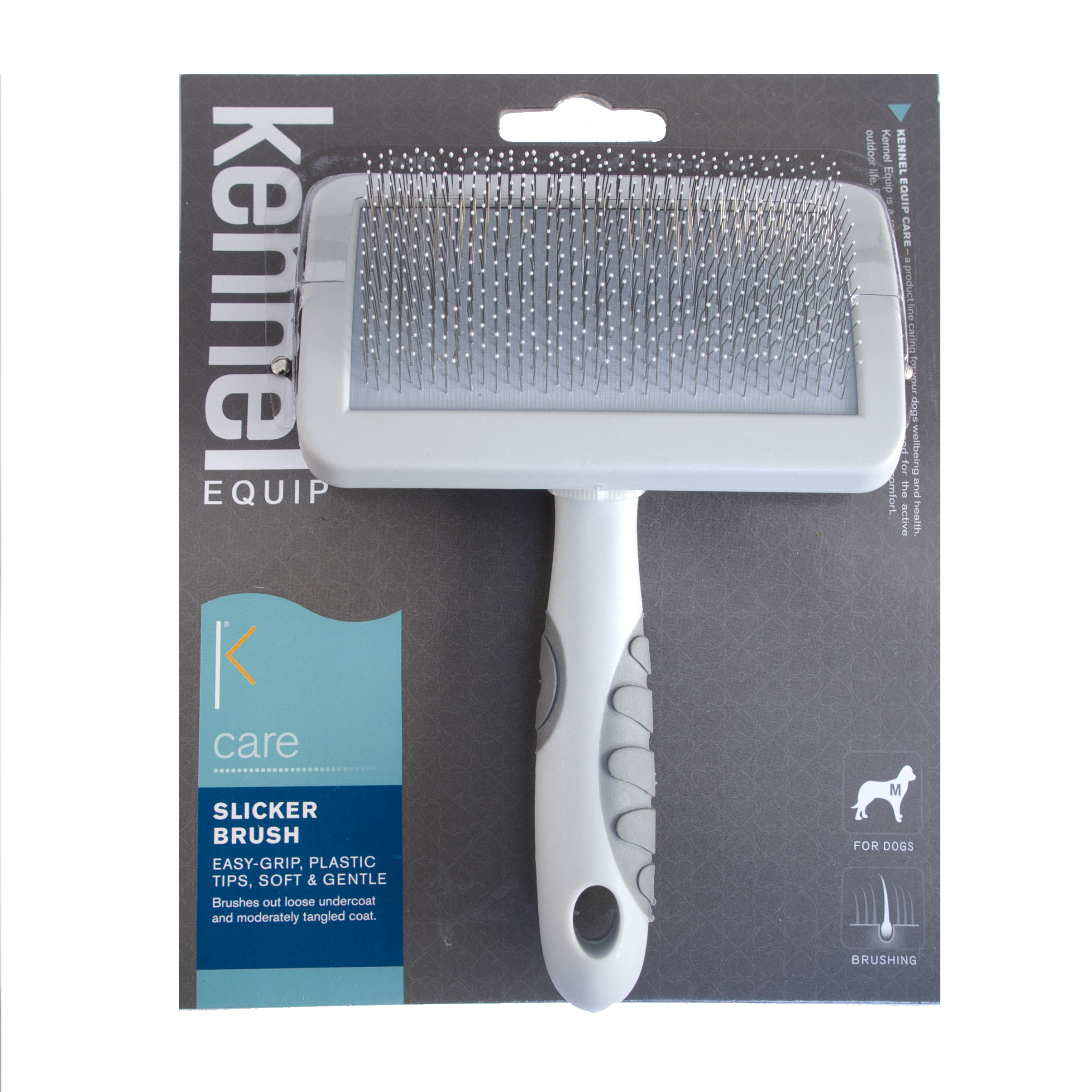 Kennel Equip Care Karda klassisk Grå M 15cm