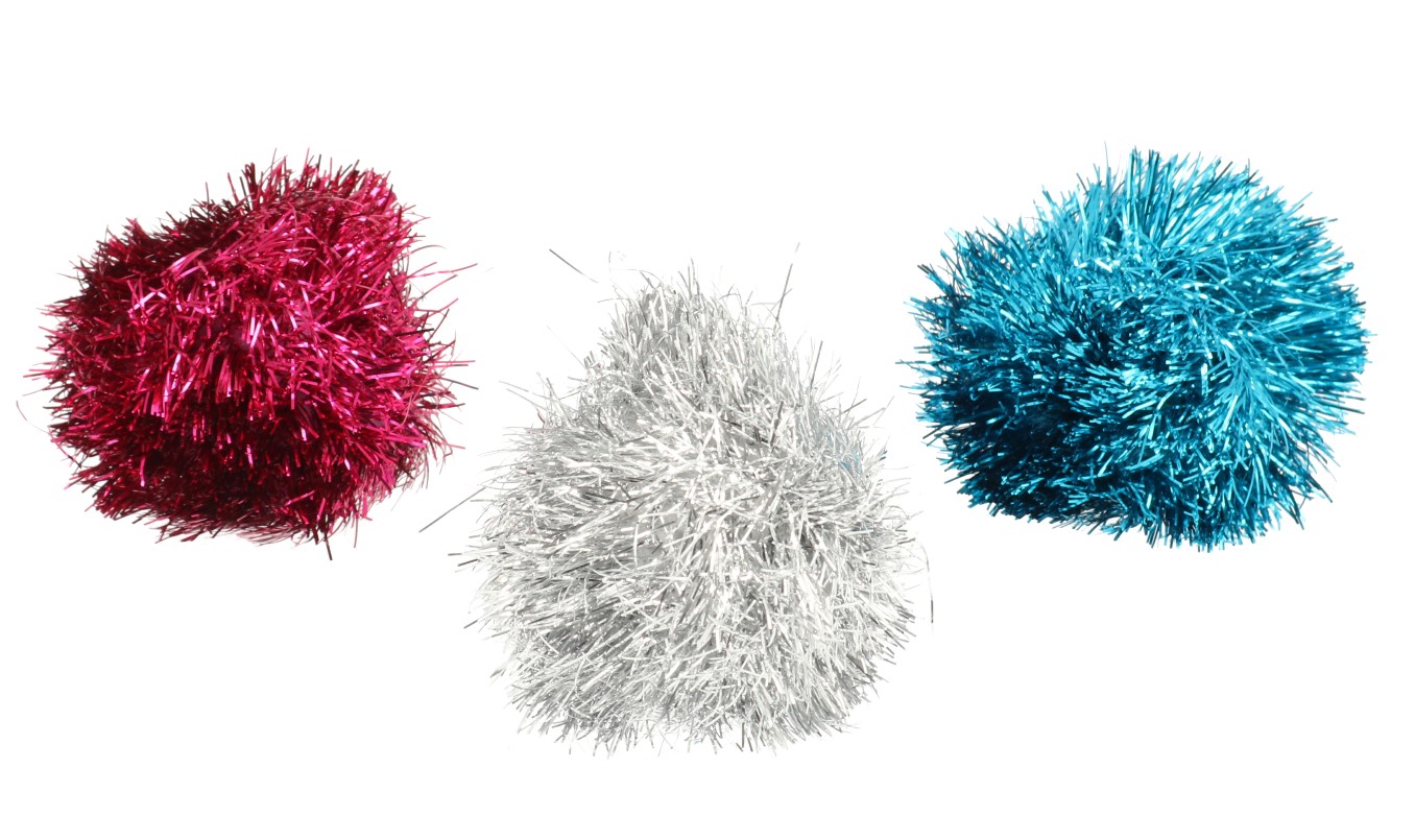 Dogman Leksak Glitterboll Mix 4cm