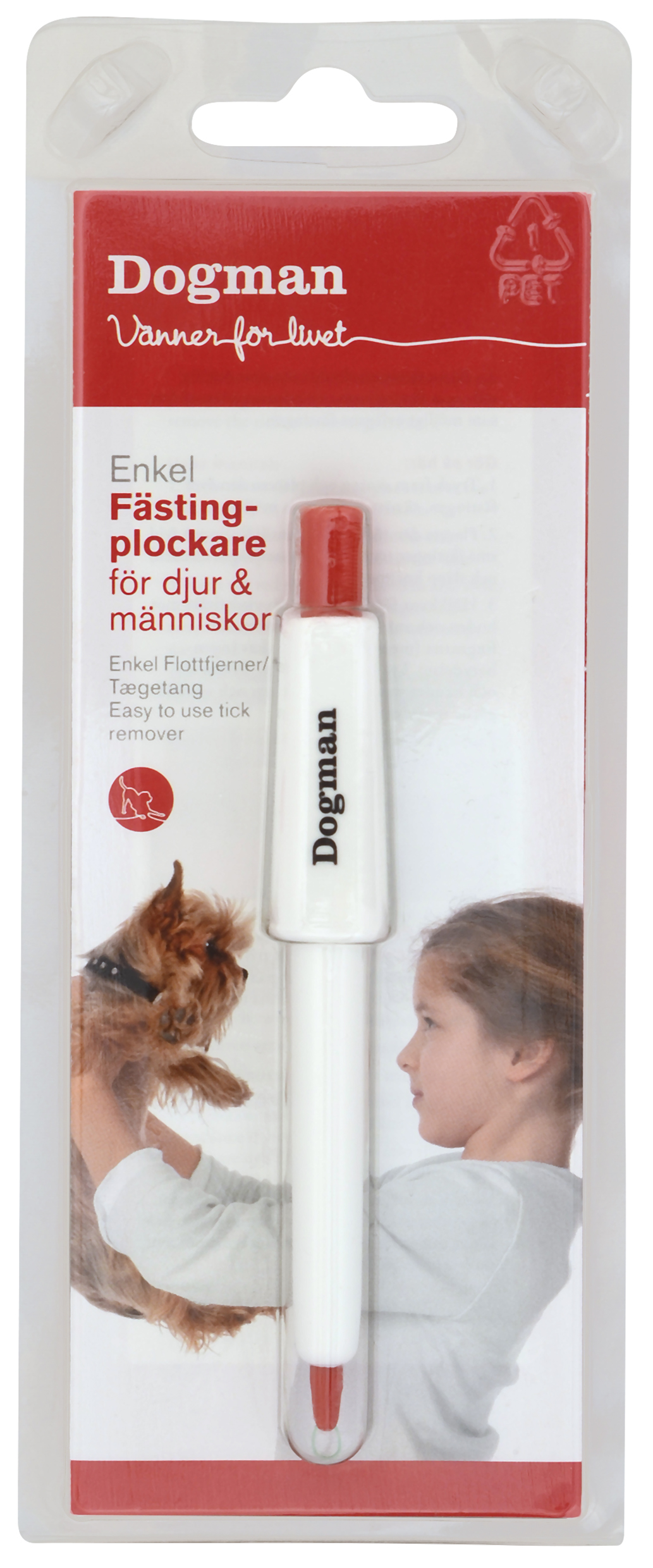 Dogman Fästingplockare Vit
