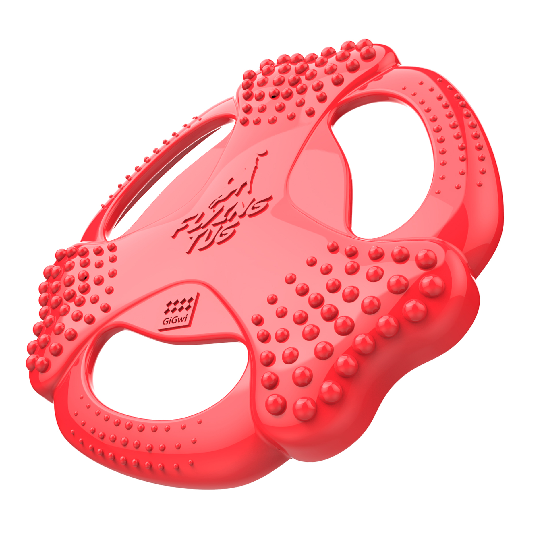 GiGwi Leksak FlyingTug Frisbee Röd L 24cm