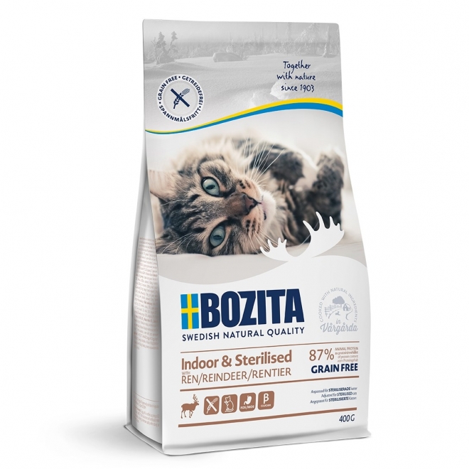 Bozita Indoor Sterilized Grain free 400g