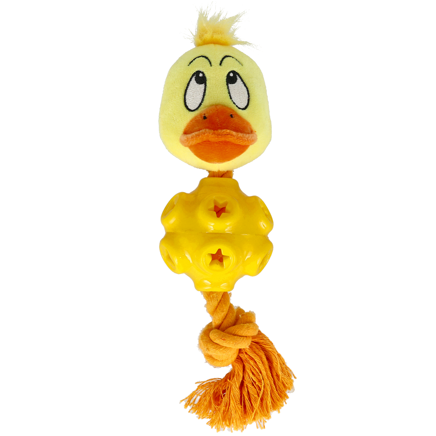 Dogman Leksak DuckeGum Gul M 25cm