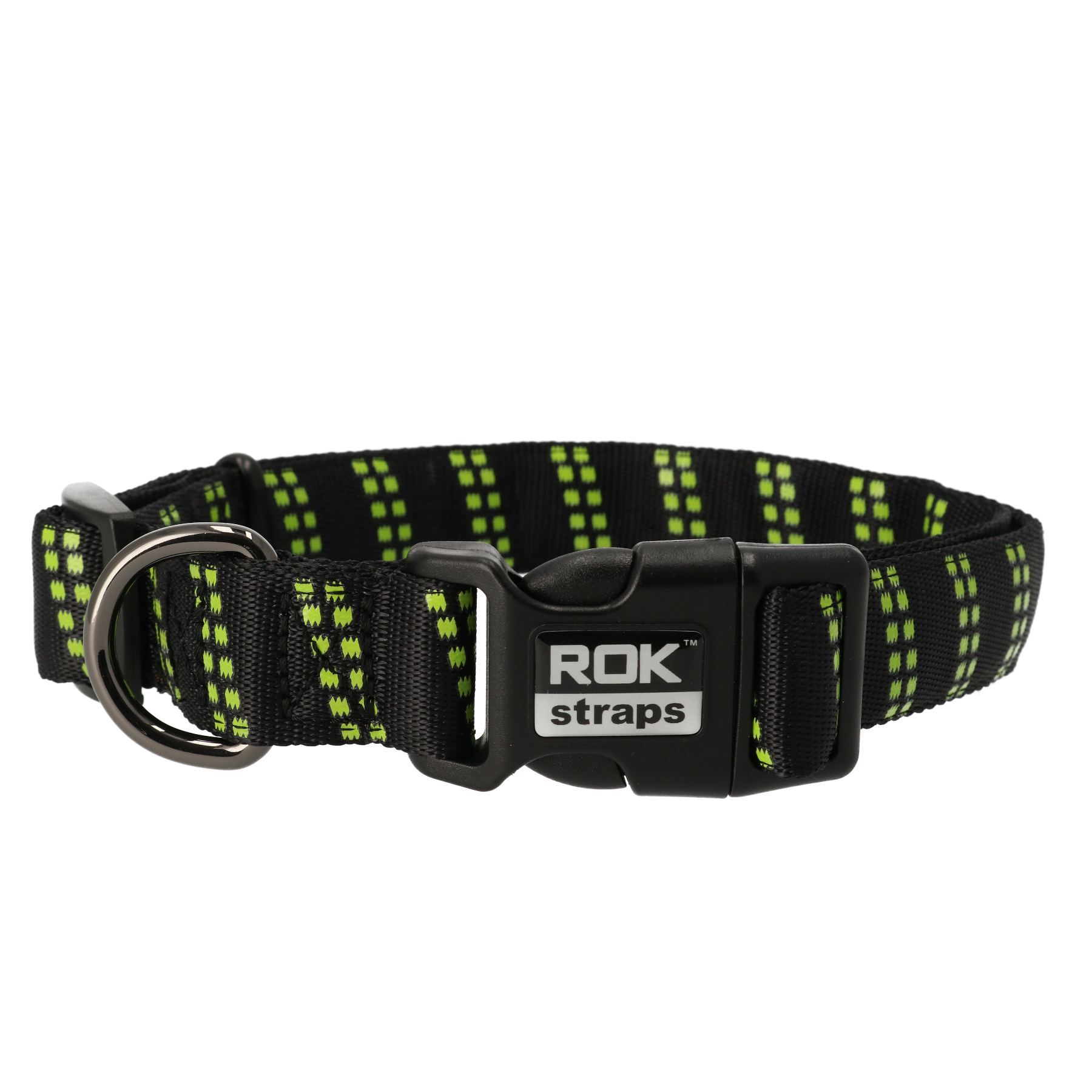 ROK Halsband ställbart Grön L