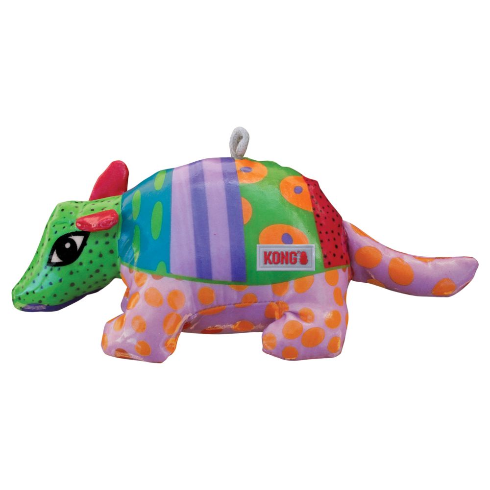 KONG Leksak Shieldz Armadillo Flerfärgad M 24cm