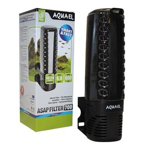 Aquael Innerfilter ASAP Svart 6,8W 650l/h