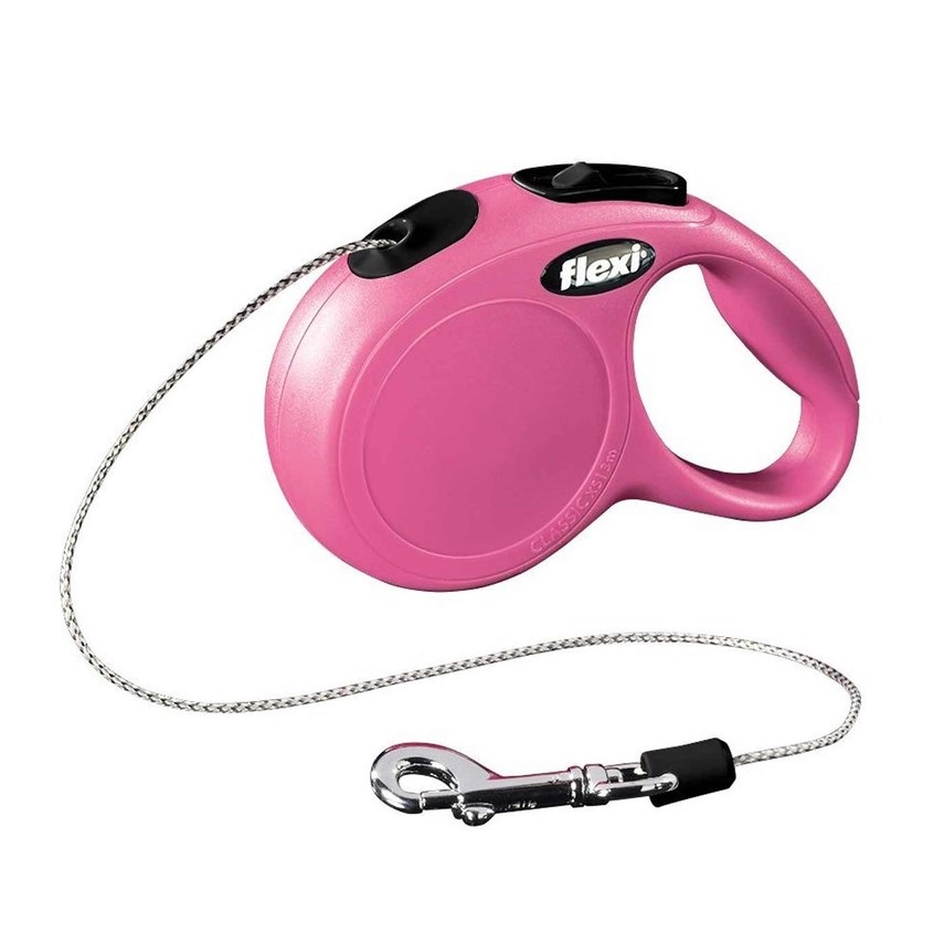 Flexi New Classic cat Cord Rosa XS 3m