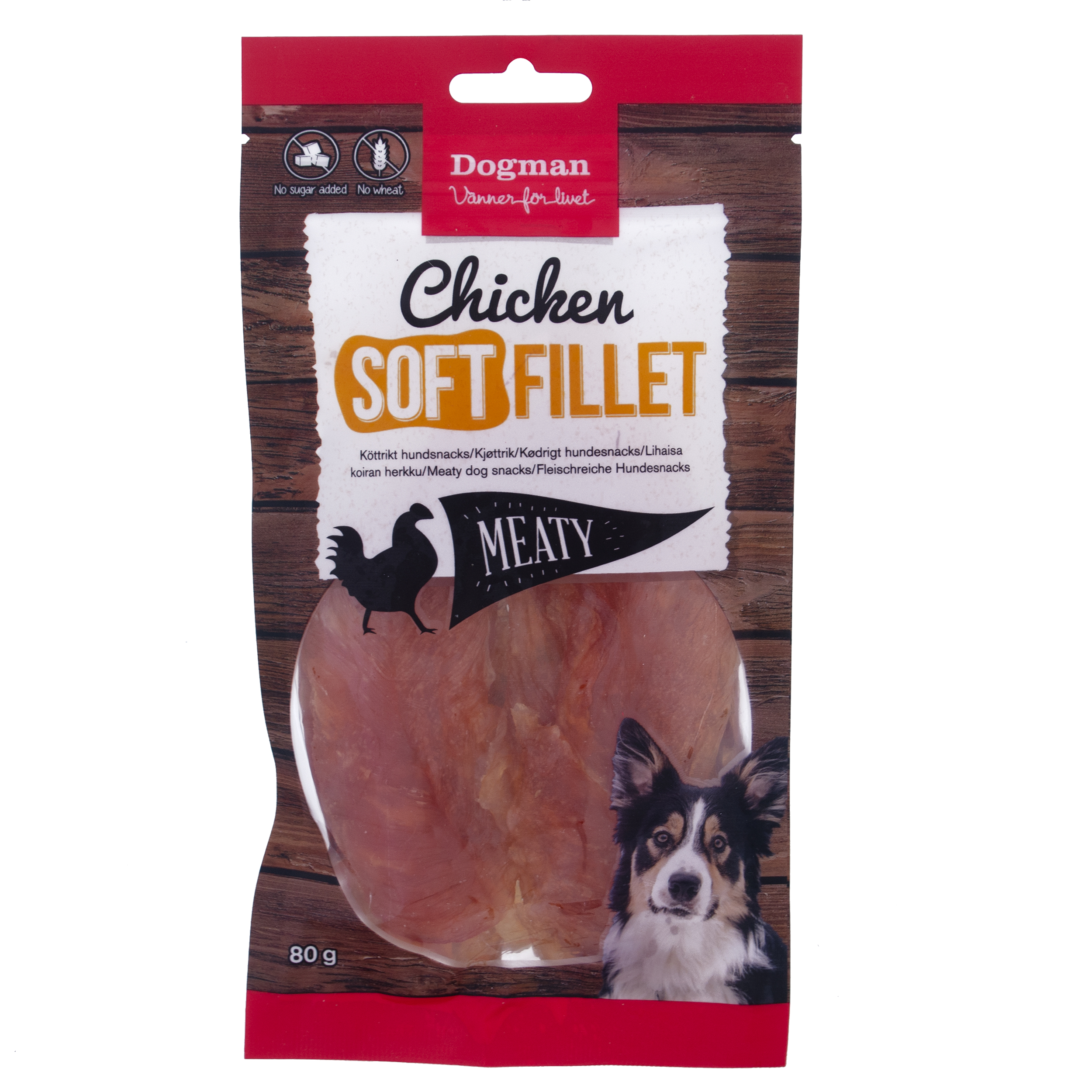 Dogman Chicken soft fillets 80g