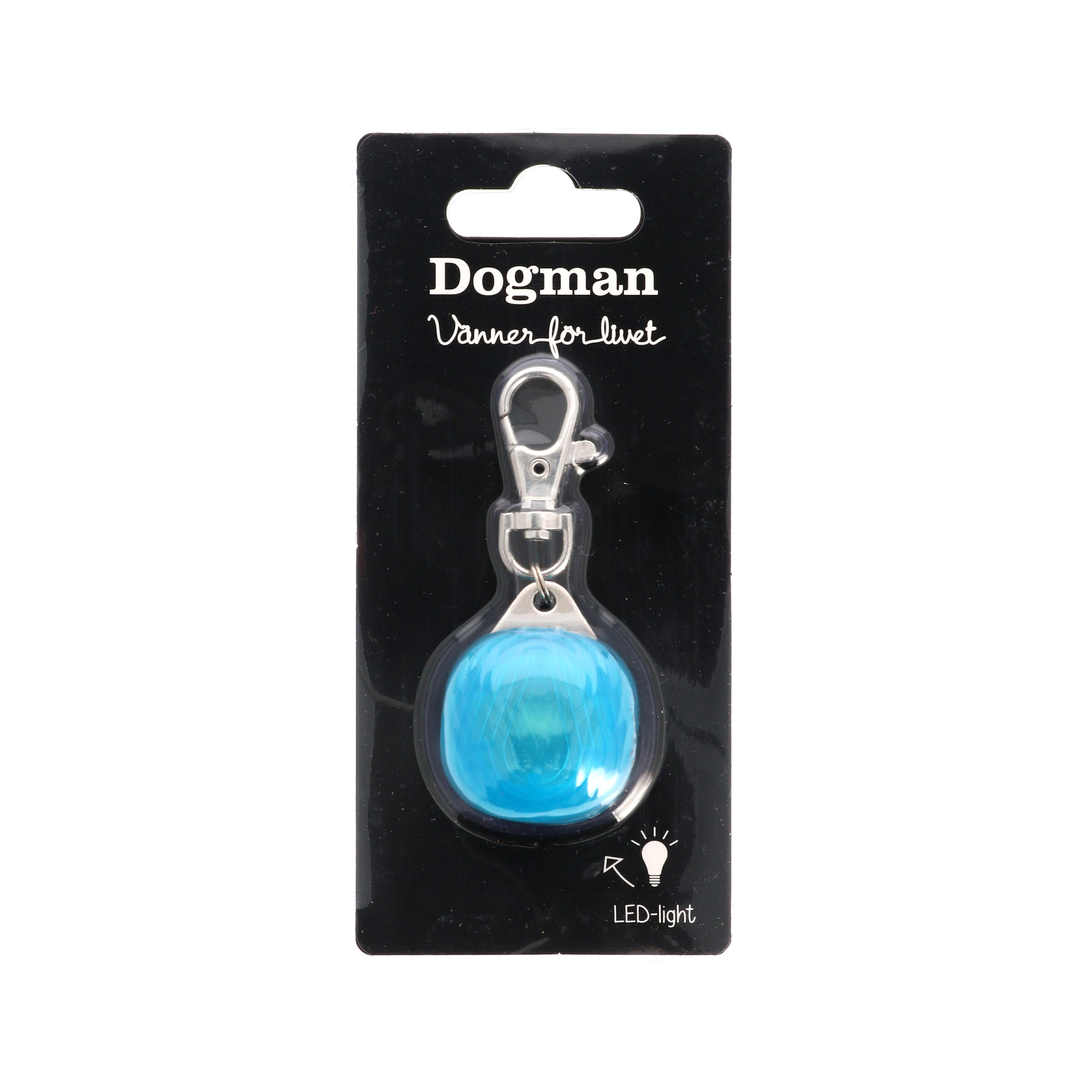 Dogman Blinklampa Burger LED Turkos 3cm