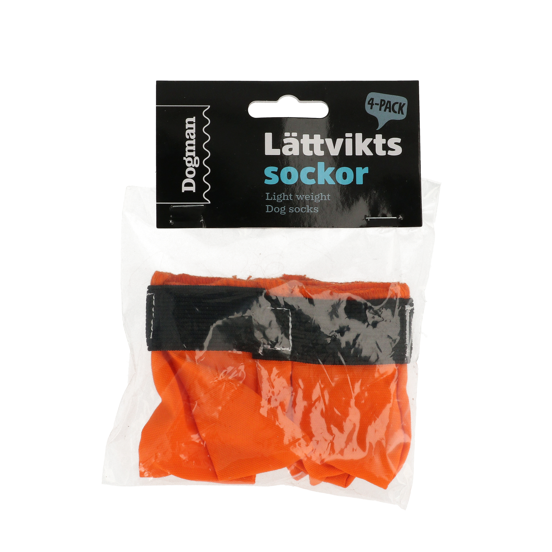 Dogman Lättviktssocka 4p Orange XXXS 7cm