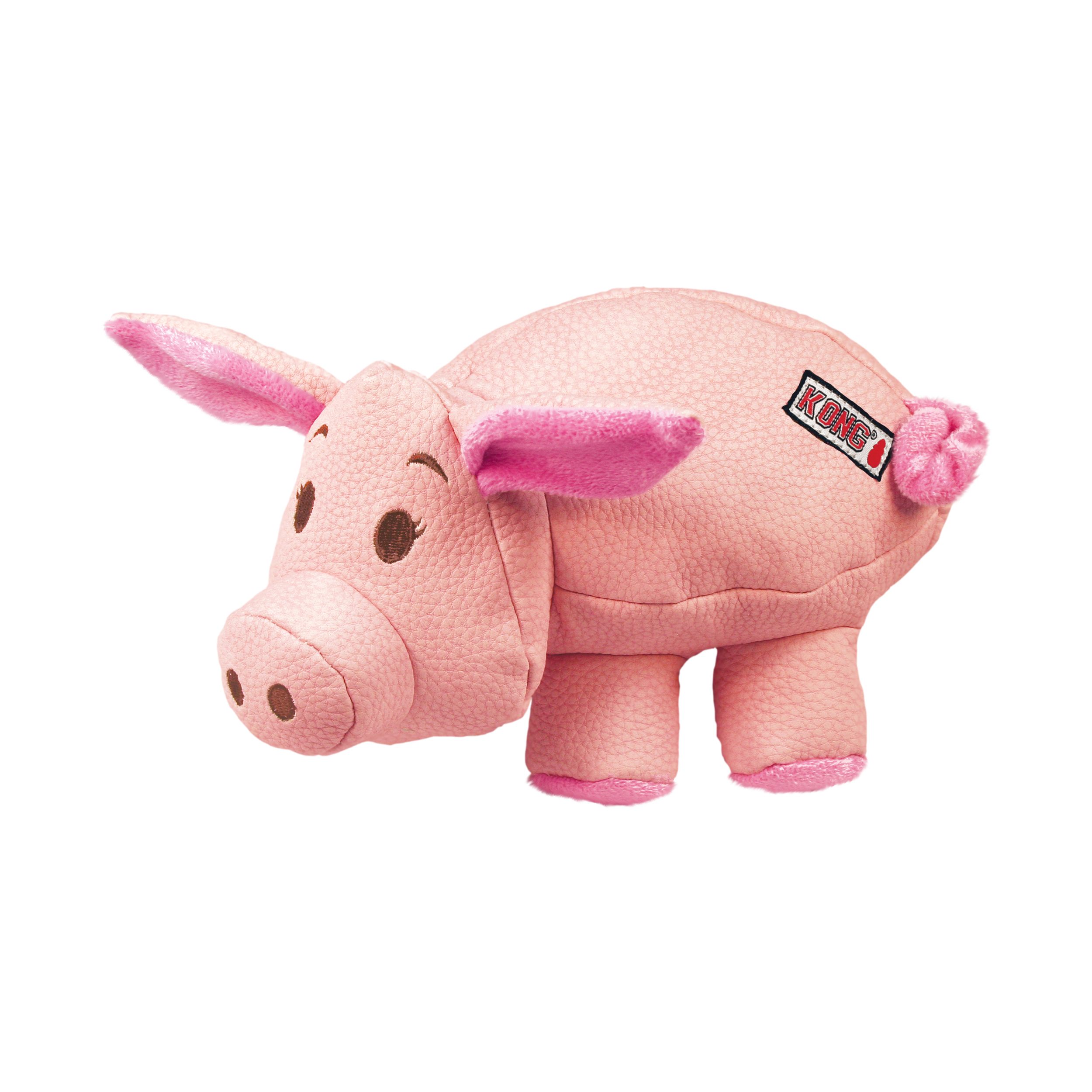 KONG Leksak Phatz Pig Rosa S 12cm