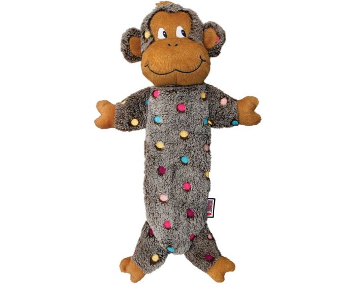 KONG Leksak LowStuff Monkey Grå L 40cm